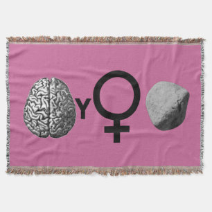 Brainy Girls Rock Power Rebus Puzzle Deken