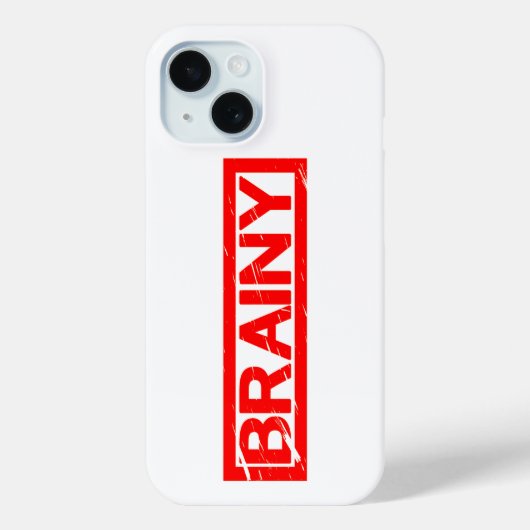 Brainy Stamp Case-Mate iPhone Case (Achterkant)