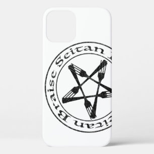 Braise Seitan Vegan Pentagram (dark version) iPhone 12 Pro Hoesje