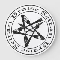 Braise Seitan Vegan Pentagram (dark version)
