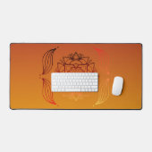 Braises Éthérées – Floral Rouge et Orange (Clavier et souris)