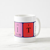 Braith périodique nom de table mug (Devant droit)