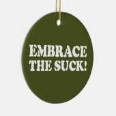 BRAK HET SUCK! KERAMISCH ORNAMENT (Rechts)