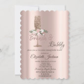 Braken en breekbare bloemen Vrijgezellenfeest Kaart (Voorkant)