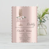 Braken en breekbare bloemen Vrijgezellenfeest Kaart (Staand voorkant)