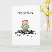 Braken met de traditie kaart (Gele Bloem)