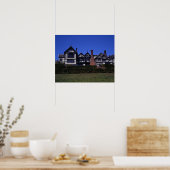 Bramall Hall Cheshire Briefkaart Poster (Keuken)