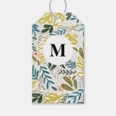 Bramble | Festive Botanical Monogram Cadeaulabel (Voorkant)