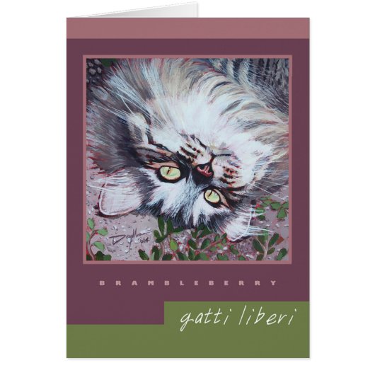 "Brambleberry" Note Kaart - Gatti Liberi Collectie (Voorkant)