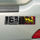 bramen, schuurtjes en rugleuningsticker bumpersticker (Op auto)