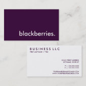 bramen. visitekaartje (Voorkant / Achterkant)