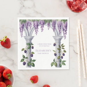 Bramen & Wisteria Geslachtsneutrale Babyborrel Servet