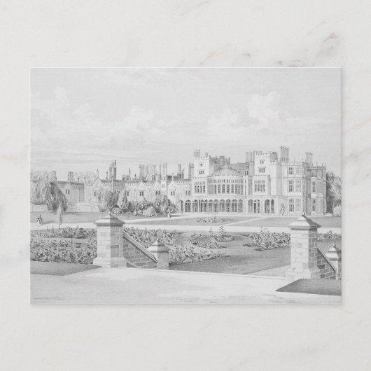 Brampton Park, Huntingdonshire, 1852 Briefkaart (Voorkant)