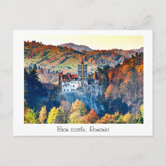 Bran castle briefkaart (Voorkant)
