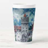 Bran castle latte mok (Voorkant)