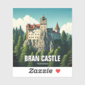 Bran Castle Roemenië Sticker (Vel)