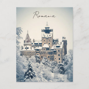 Bran Castle Roemenië Winter Briefkaart