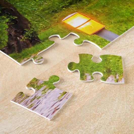 Bran Castle Transsylvanië Legpuzzel (Zijkant)