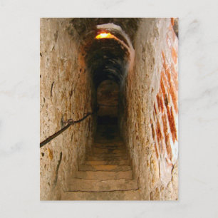 Bran Castle, Transsylvanië, trap Briefkaart