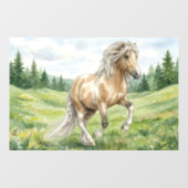 Brana Pinto Palomino Icelandic Watercolor Raamsticker (Vel)