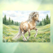 Brana Pinto Palomino Icelandic Watercolor Raamsticker (Vel 3)