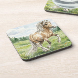 Brana Pinto Palomino IJslandse Aquarel Bier Onderzetter