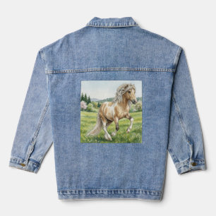 Brana Pinto Palomino IJslandse Aquarel Denim Jacket
