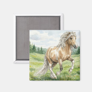 Brana Pinto Palomino IJslandse Aquarel Magneet