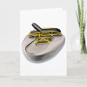 Brancard in een bedpan om herstel na ziekte te ton kaart