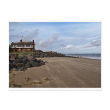 Brancaster strand North Norfolk briefkaart