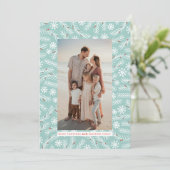 Branch en Snowflake Lijst feestdag kerst (Staand voorkant)