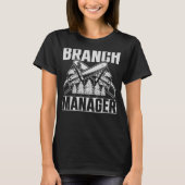 Branch Manager Branches Forestry Chainzaag T-shirt (Voorkant)