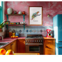 Branch of Colors: Chameleon Art, op maat