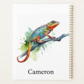 Branch of Colors: Chameleon Art, op maat Planner (Achterkant)