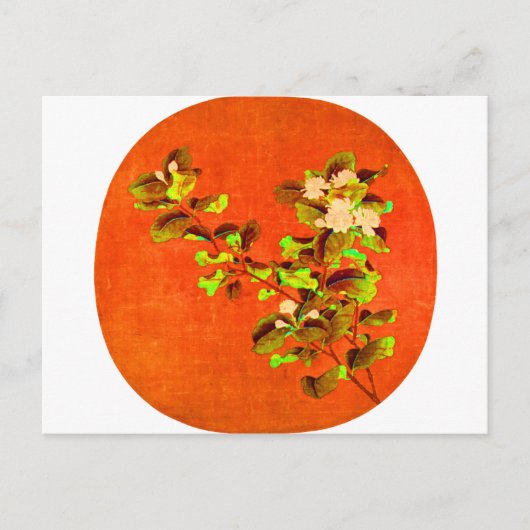 Branch of Flowering White Jasmine, 12e eeuw Briefkaart (Voorkant)