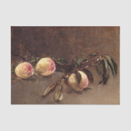 Branch of Peaches by Eva Gonzales Tissuepapier (Voorkant)