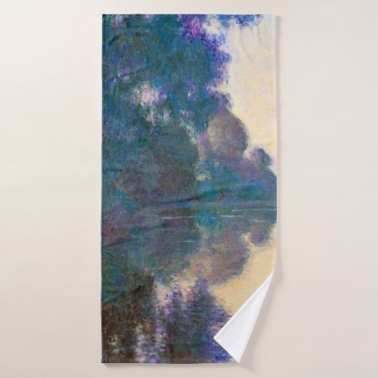 Branch of the Seine near Giverny, Monet Badhanddoek (Badhanddoek)