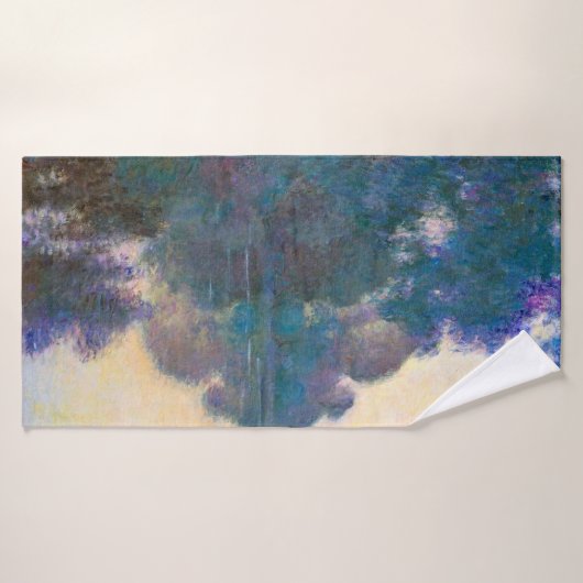 Branch of the Seine near Giverny, Monet Badhanddoek (Badhanddoek)