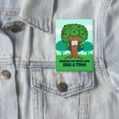 Branch out met liefde knuffel een boom button (Insitu)