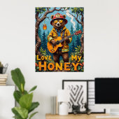 Branch Rhythms: Beer's Forest Ballad Poster (Thuiskantoor)