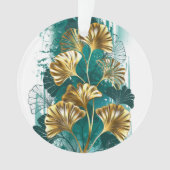 Branche avec Feuilles d'or Ginko Biloba (devant)