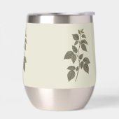 Branche de framboise verte vintage (Gauche)