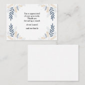 Branche de l'arbre avec feuille après Carte de rem (Devant / Derrière)