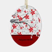 Branche de Magnolia et fleurs ornement personnalis (Droite)