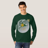 Branche de Noël décorée en T-shirt bauble (Devant entier)
