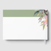 Branche de rhododendron fleurs rose pêche mariage (Verso)