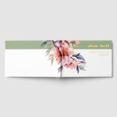 Branche de rhododendron fleurs rose pêche mariage (Complet)