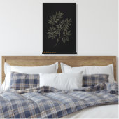 Branche d'élégance dorée Toile d'art fin (Insitu(Chambre))