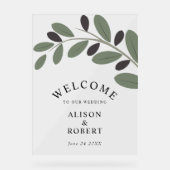 Branche d'olive signe de bienvenue pour mariage mé (Recto)