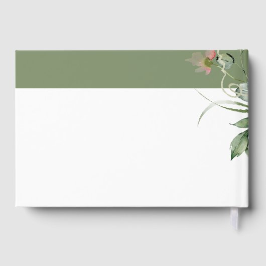 Branche Eucalyptus rose fleurs feuille mariage (Verso)